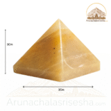 Citrine Reiki Pyramid – Natural Healing Crystal Pyramid (3cm)