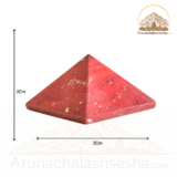 Red Jasper Reiki Pyramid – Natural Healing Crystal (3cm)